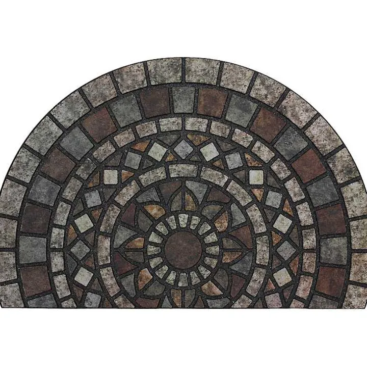 Mythos Stone Mosaic Slice Doormat