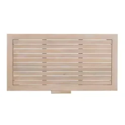 Natural Acacia Wood Slatted Outdoor Coffee Table
