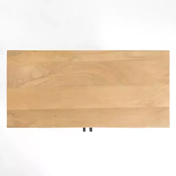 Natural Arch Cane and Wood Cabinet