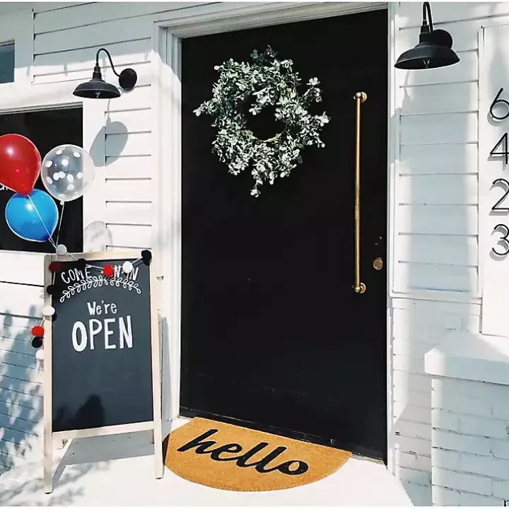 Natural Arch Hello Doormat