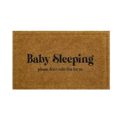 Natural Baby Sleeping Funny Doormat