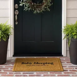 Natural Baby Sleeping Funny Doormat