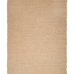 Natural Bleach Jute Reversible Area Rug, 8x10