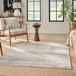 Natural Bleach Jute Reversible Area Rug, 8x10