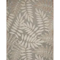 Natural Botanical Outdoor Area Rug, 6x9