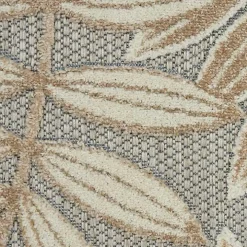 Natural Botanical Outdoor Area Rug, 6x9