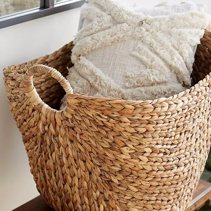 Natural Braided Seagrass Basket