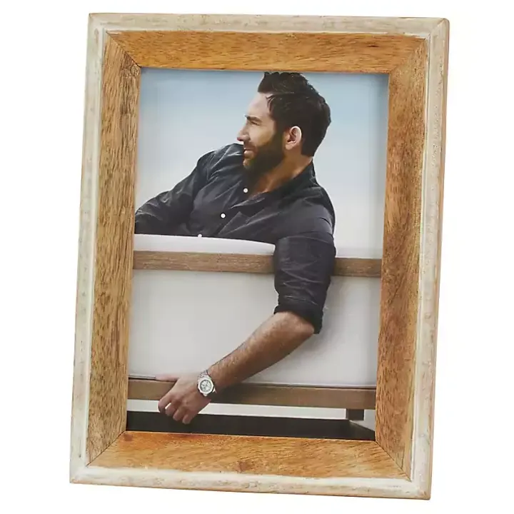 Natural Distressed Picture Frame, 5x7