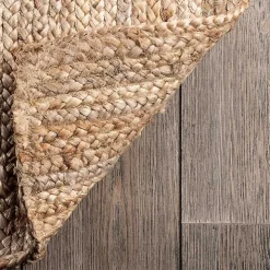 Natural Hand Woven Rigo Jute Area Rug, 10x14
