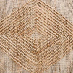 Natural Jute Diamond Modern Woven Area Rug, 5x8