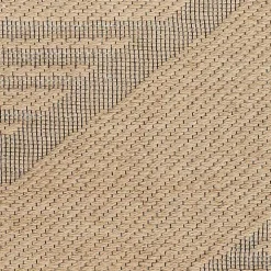 Natural Jute Woven Diamond Area Rug, 7x9