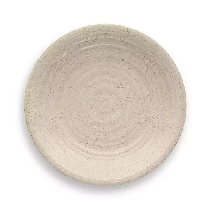 Natural Madden Melamine Salad Plates, Set of 6