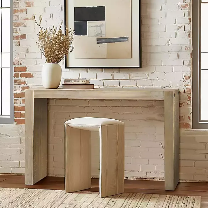 Natural Monterey Console Table
