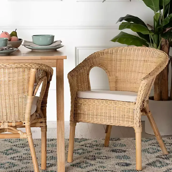 Natural Rattan Abbey Dining Chair