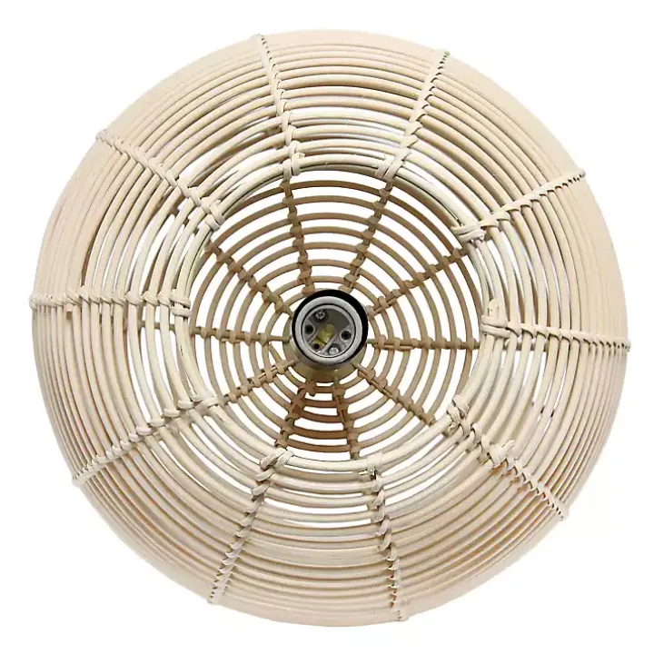 Natural Rattan Sphere Pendant Light