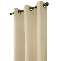 Natural Room Darkening Curtain Panel Set, 72 in.