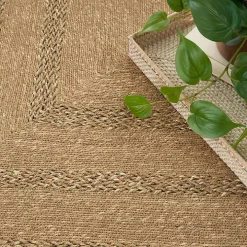 Natural Seagrass Indoor/Outdoor Area Rug, 4x6