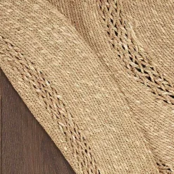 Natural Seagrass Indoor/Outdoor Area Rug, 5x5