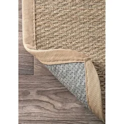 Natural Seagrass Percey Area Rug, 8x10