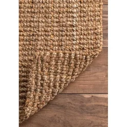 Natural Solid Addy Area Rug, 5x8