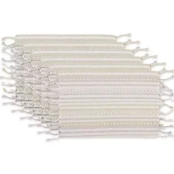 Natural Tonal Stripe Placemats, Set of 6