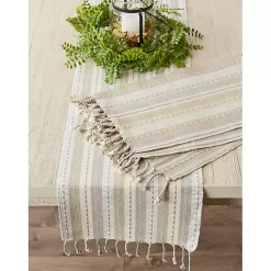 Natural Tonal Stripe Placemats, Set of 6
