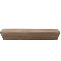 Natural Wedge Wood Small Floating Shelf