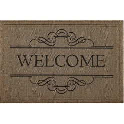 Natural Welcome Script Doormat