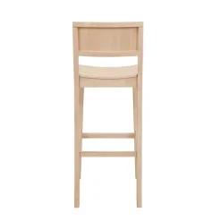 Natural Wood Devin Bar Stools, Set of 2