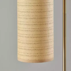 Natural Woven Shade Malina Floor Lamp