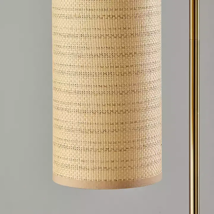 Natural Woven Shade Malina Floor Lamp