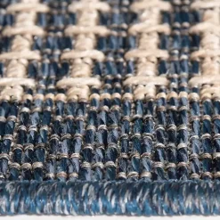 Navy Adelaide Woven Outdoor Area Rug, 7x9