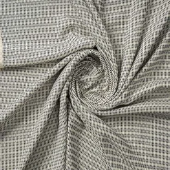 Navy and White Stripes Cotton Throw