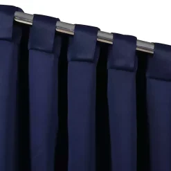 Navy Back Tab Blackout Curtain Panel Set, 84 in.