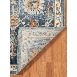 Navy Bohemian Area Rug, 5x8