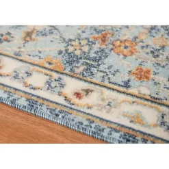 Navy Bohemian Area Rug, 7x9