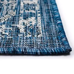 Navy Botanical Hannah Indoor/Outdoor Rug, 4x7