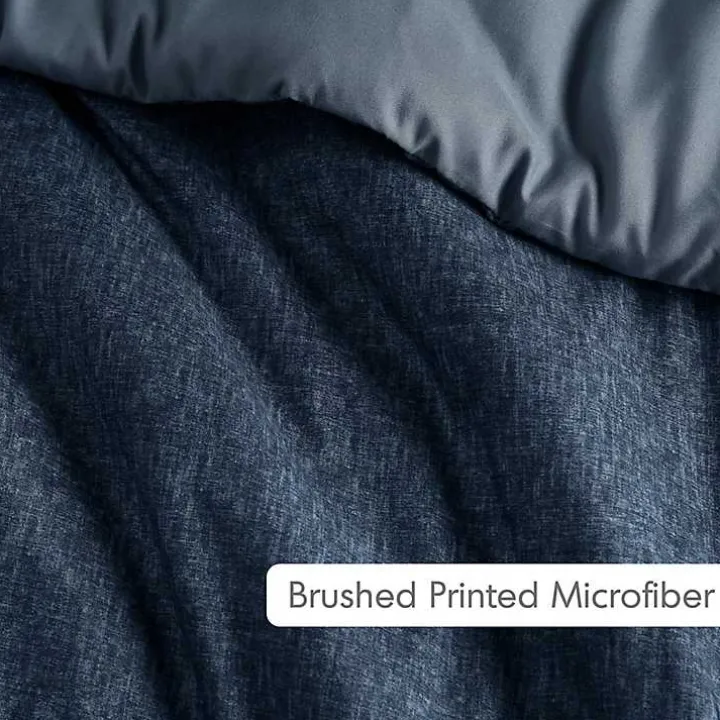 Navy Chambray 3-pc. Full/Queen Comforter Set