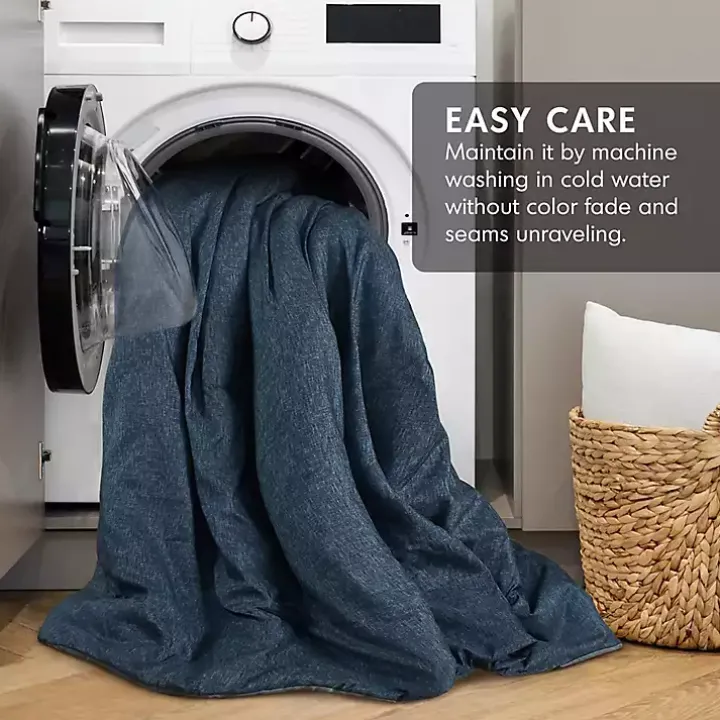 Navy Chambray 3-pc. King Comforter Set