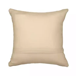 Navy Coral Woven Outdoor Throw Pillow