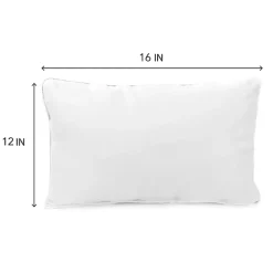Navy Dogs Welcome Outdoor Lumbar Pillow