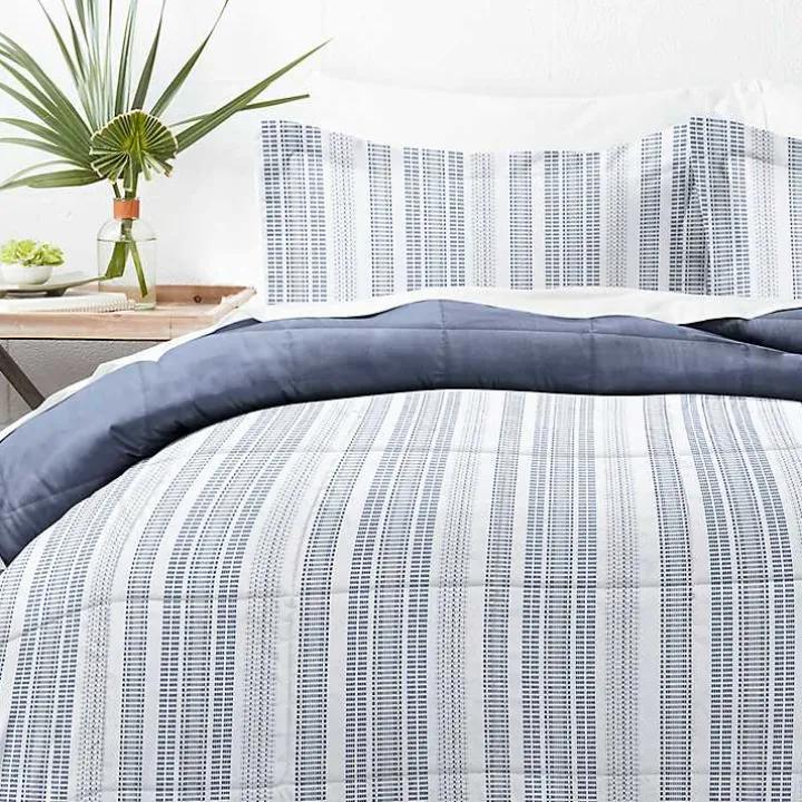 Navy Farmhouse Dreams Queen 3-pc. Comforter Set