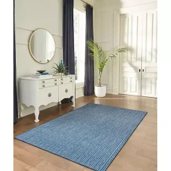 Navy Intertwine Indoor/Outdoor Area Rug, 6x9