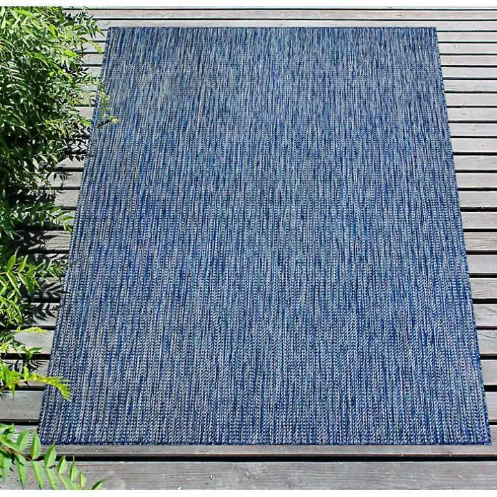 Navy Intertwine Indoor/Outdoor Area Rug, 6x9