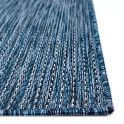 Navy Intertwine Indoor/Outdoor Area Rug, 6x9