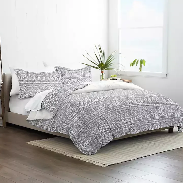 Navy Rustic 3-pc. King Duvet Cover Set