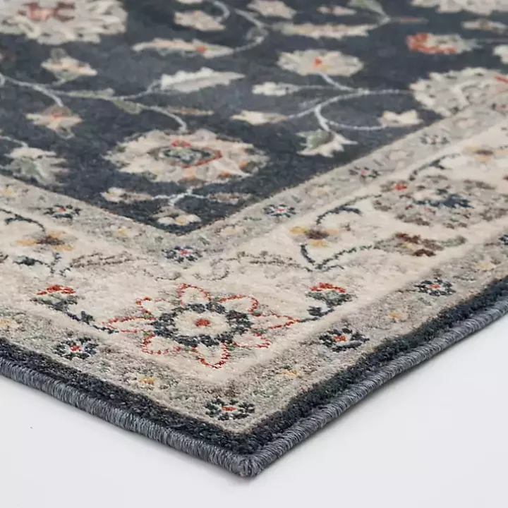 Navy Vintage Leni Area Rug, 5x7