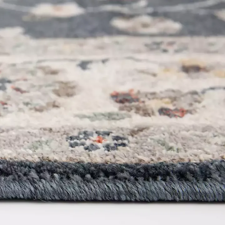 Navy Vintage Leni Area Rug, 5x7