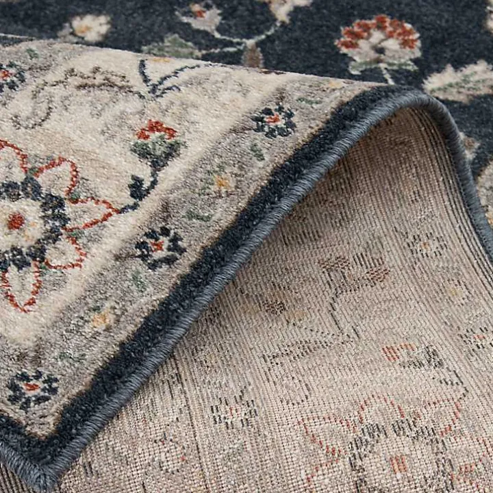 Navy Vintage Leni Area Rug, 5x7