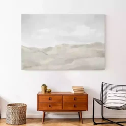 Neutral Abstract Canvas Art Print, 48x32 in.